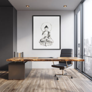Buddha Ink Wash — Buddha Ink Wash Lux Empty Office 208