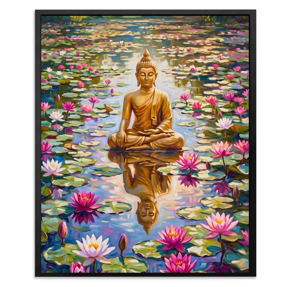 Buddha Lotus Pond — Buddha Lotus Pond Front Facing Portrait2 244