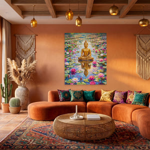 Buddha Lotus Pond — Buddha Lotus Pond Boho Living Port 124