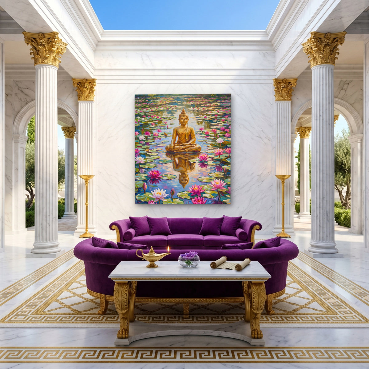 Buddha Lotus Pond — Buddha Lotus Pond Magic Room Port 364