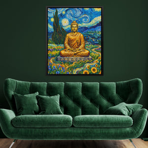 Buddha Starry Night - Luxury Wall Art
