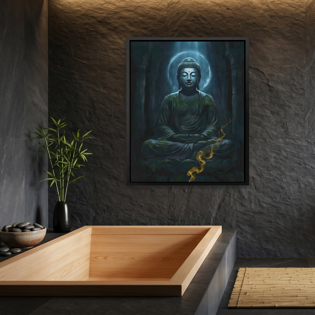 Buddha Zen Sanctuary — Buddha Zen Sanctuary Bamboo Bathroom Port 7