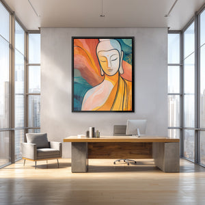 Buddha's Golden Flow - Luxury Wall Art