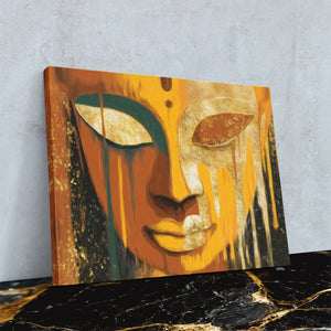 Buddha's Golden Meditation - Luxury Wall Art