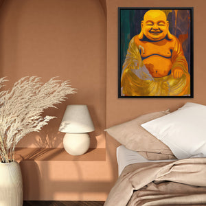 Buddha's Joyful Repose - Luxury Wall Art