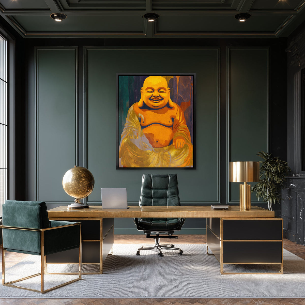 Buddha's Joyful Repose - Luxury Wall Art
