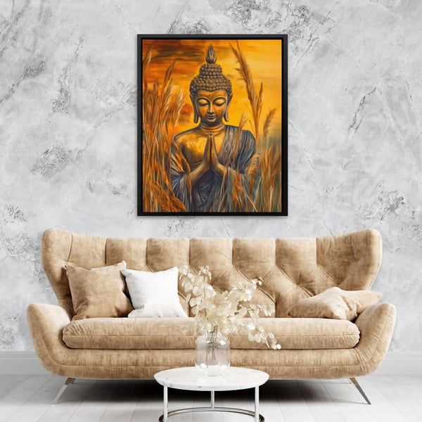 Buddha’s Sunset in a room