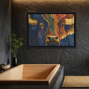 Buffalo Color Scatter - Luxury Wall Art