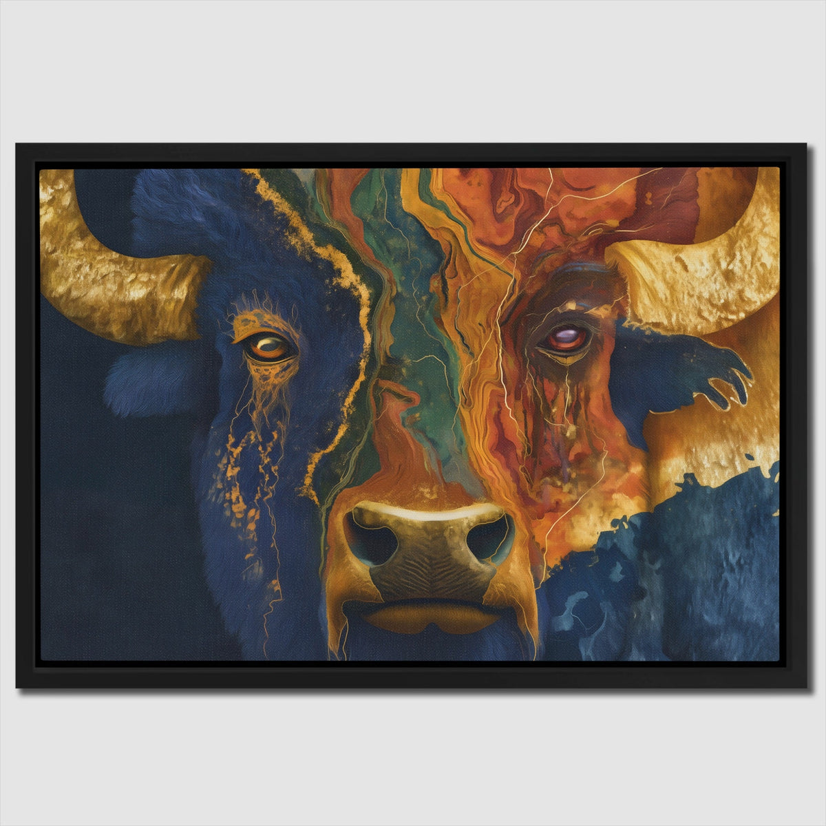 Buffalo Color Scatter - Luxury Wall Art