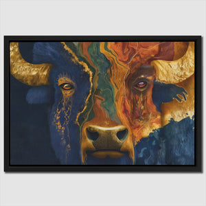 Buffalo Color Scatter - Luxury Wall Art