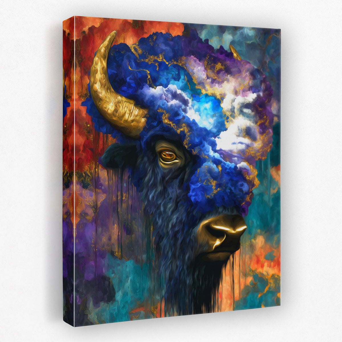 Buffalo Cosmic Burst canvas wall art