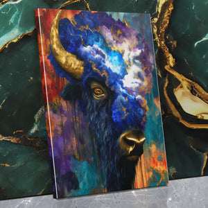 Buffalo Cosmic Burst — Buffalo Cosmic Burst Against Wall   Mirror Wrap V3 17