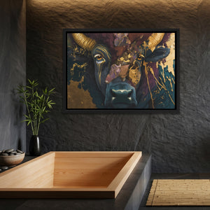 Buffalo Gold Swirl - Luxury Wall Art