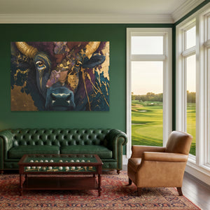 Buffalo Gold Swirl — Buffalo Gold Swirl Green Golf House Land 103