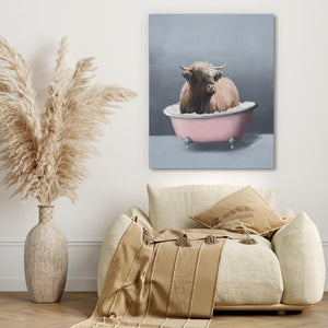 Buffalo In The Bath - Luxury Wall Art