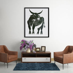 Bull Abstracted - Luxury Wall Art