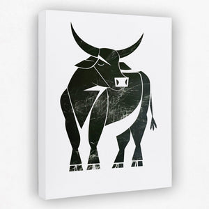 Bull Abstracted - Luxury Wall Art