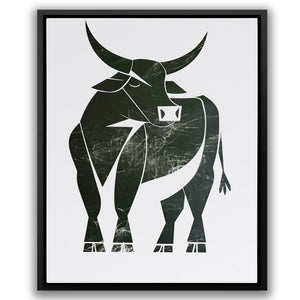 Bull Abstracted - Luxury Wall Art