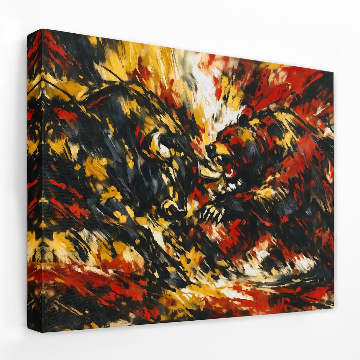 Bull and Bear Clash - Luxury Wall Art