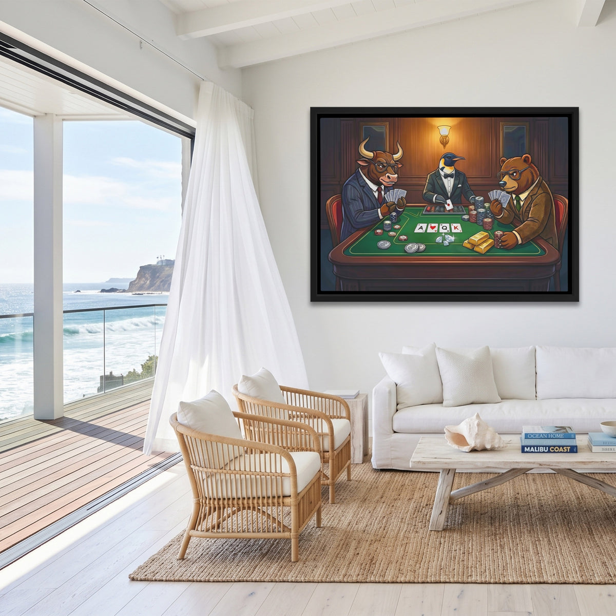 Bull Bear Poker Room — Bull Bear Poker Room Malibu Beach Land 25