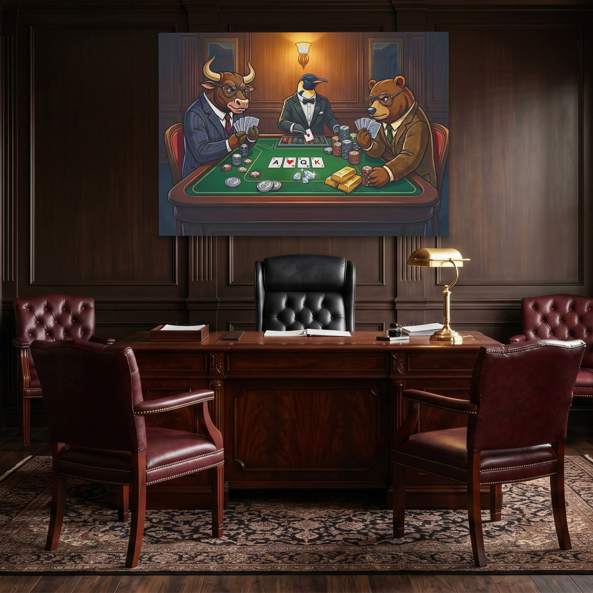 Bull Bear Poker Room — Bull Bear Poker Room Law Office Land 95