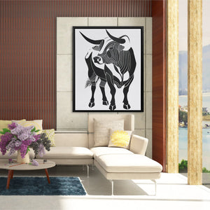 Bull Essence - Luxury Wall Art