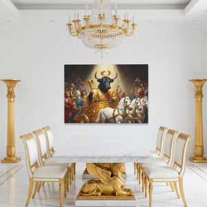 Bull Golden Ascension — Bull Golden Ascension Roman White Room Land 170