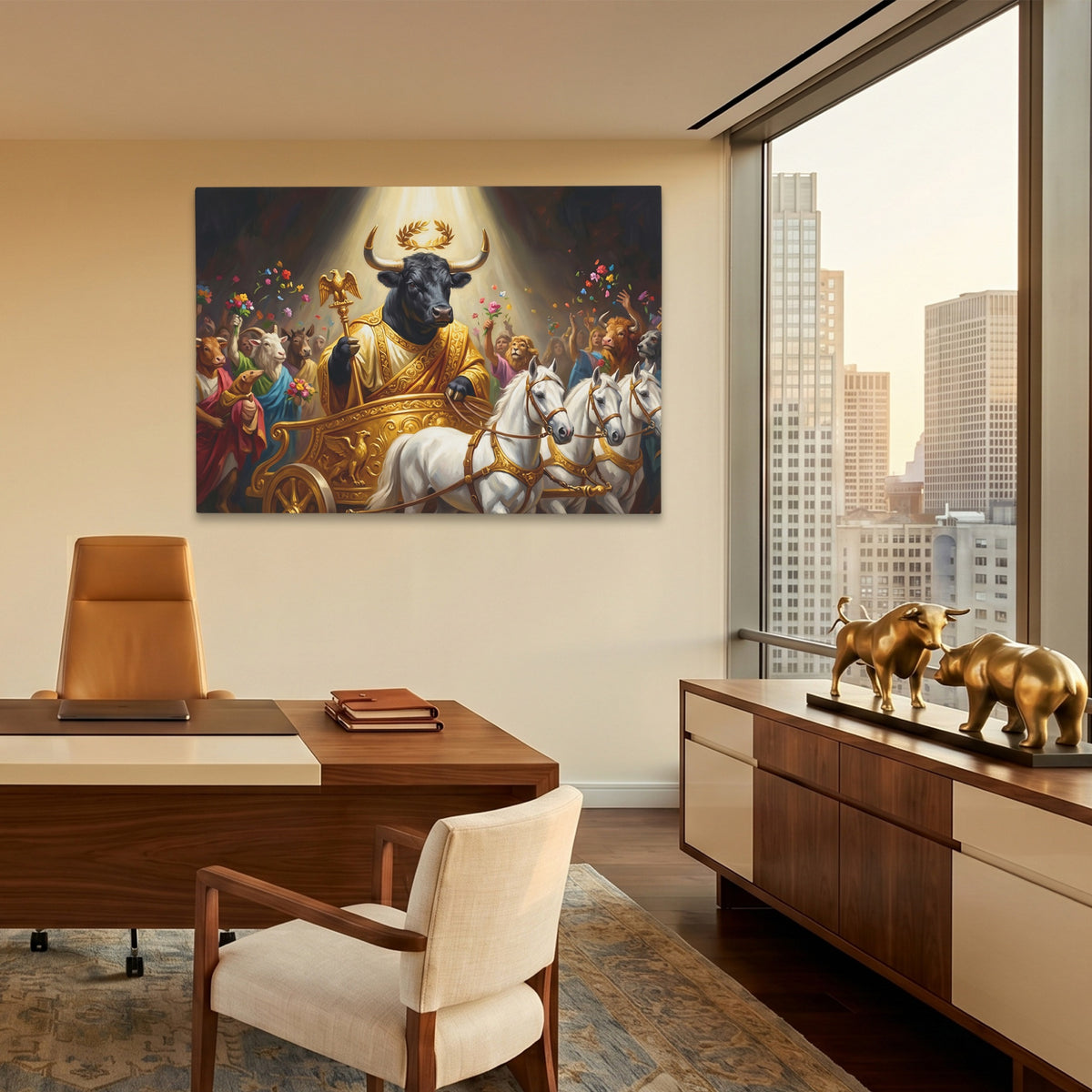 Bull Golden Ascension — Bull Golden Ascension Beige Trader Land 40