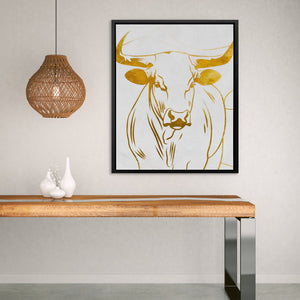 Bull in Balance - Luxury Wall Art