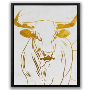 Bull in Balance - Luxury Wall Art