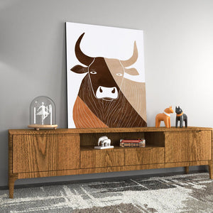 Bull in Lines - Luxury Wall Art