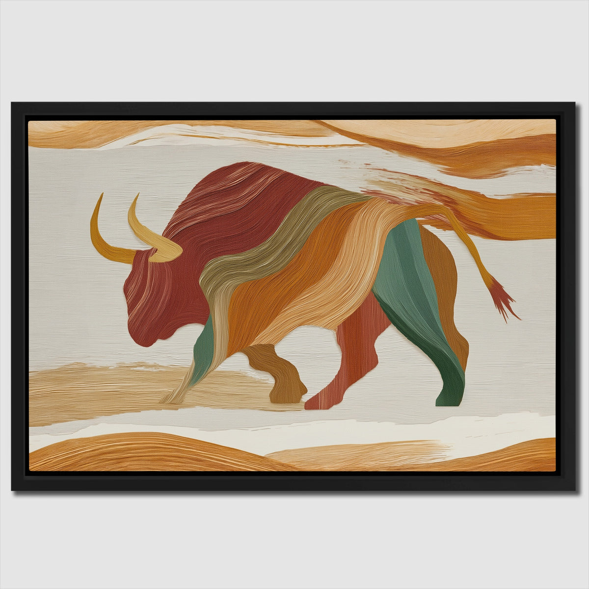 Bull Layered Motion — Bull Layered Motion Close Up Landscape 75