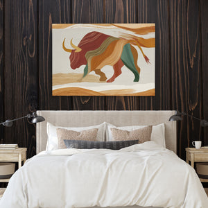 Bull Layered Motion — Bull Layered Motion Bedroom with Wood Walls 21