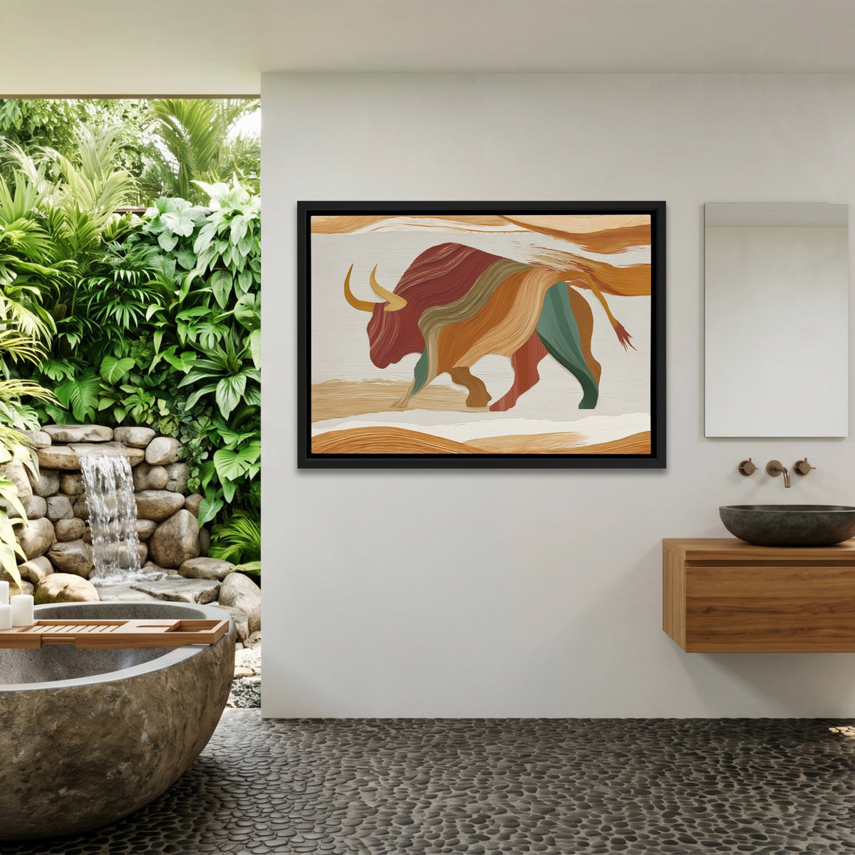 Bull Layered Motion — Bull Layered Motion Outdoor Bathroom Land 165