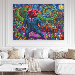 Bull Market Surge — Bull Market Surge White Couch and Wall 191