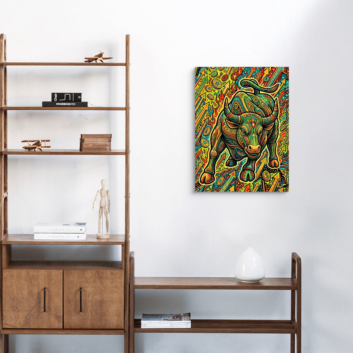 Bull Market Swirl - Luxury Wall Art