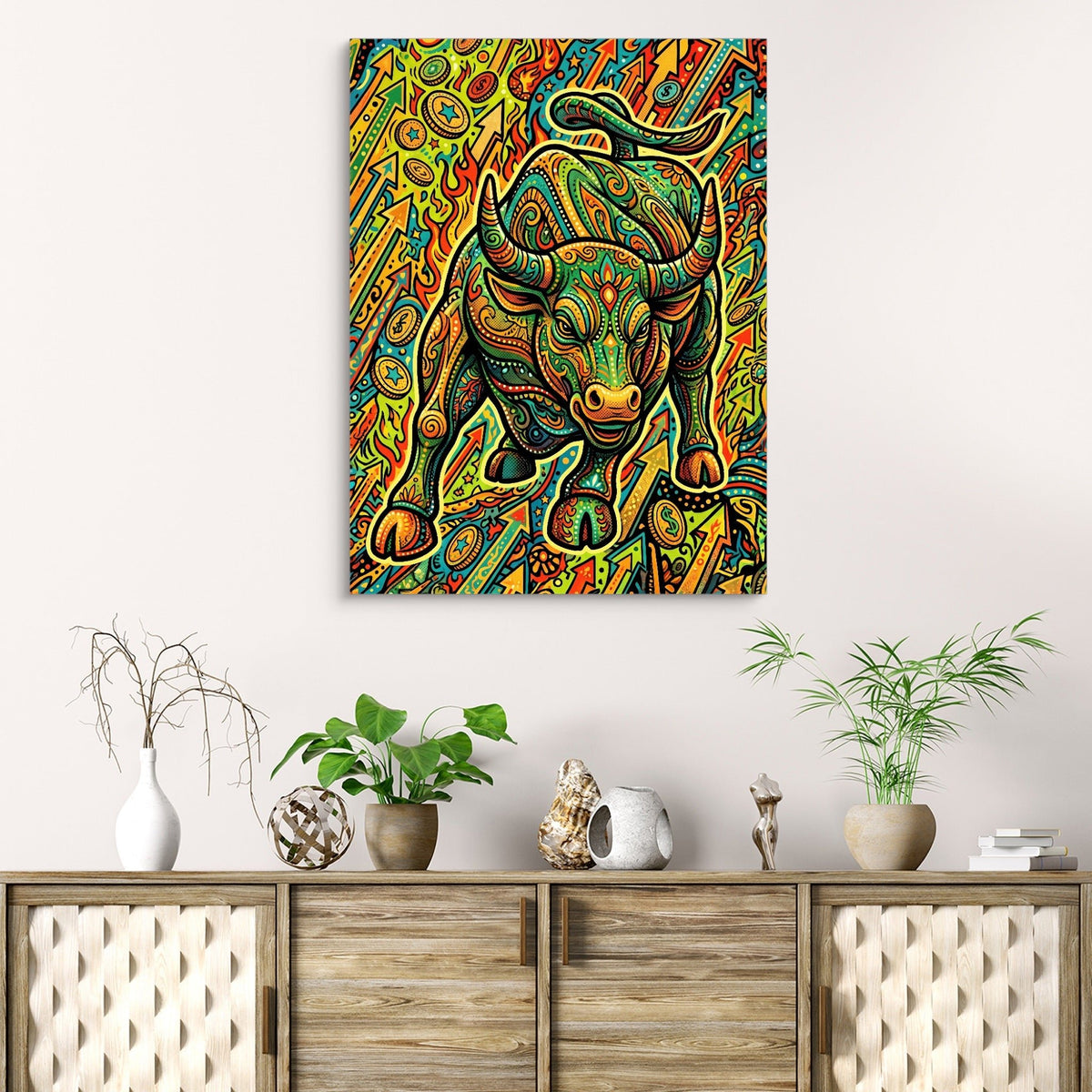 Bull Market Swirl - Luxury Wall Art