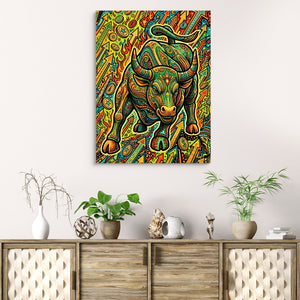 Bull Market Swirl - Luxury Wall Art