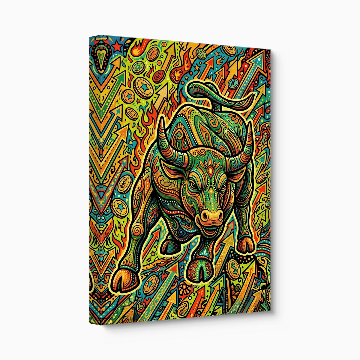 Bull Market Swirl - Luxury Wall Art