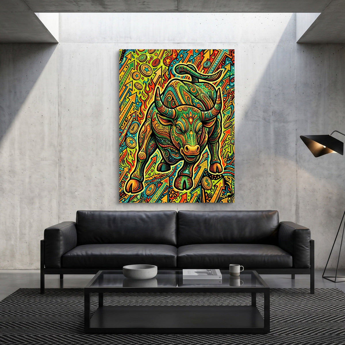 Bull Market Swirl - Luxury Wall Art