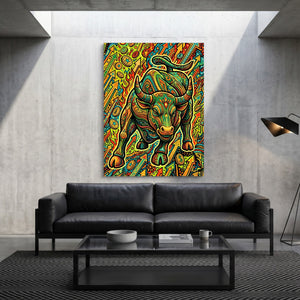 Bull Market Swirl - Luxury Wall Art