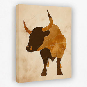 Bull Outline - Luxury Wall Art