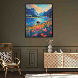 Bull Prairie - Luxury Wall Art