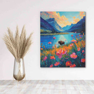 Bull Prairie - Luxury Wall Art