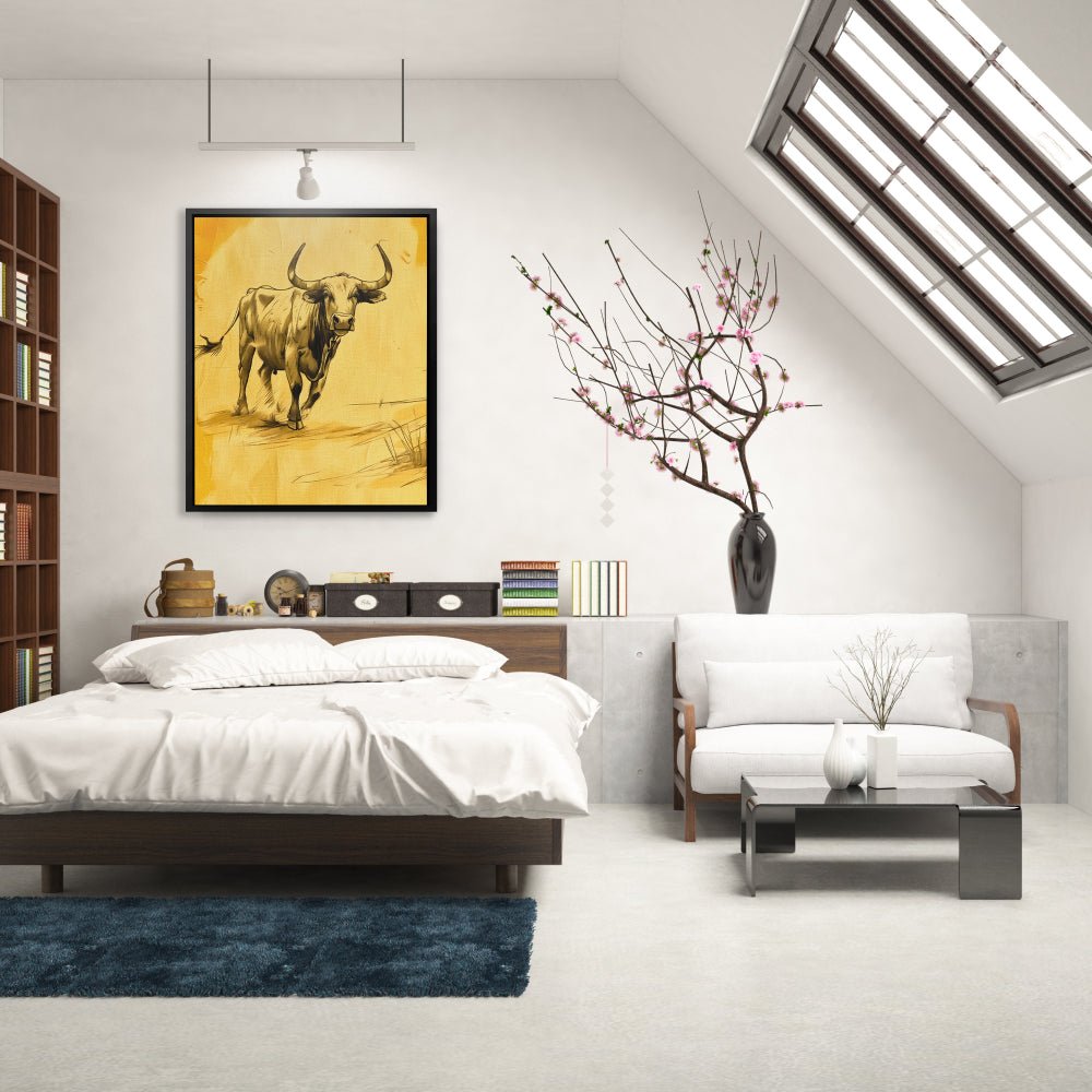 Bull Presence - Luxury Wall Art