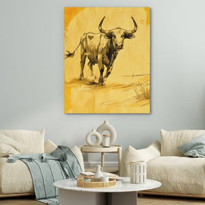 Bull Presence - Luxury Wall Art