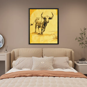 Bull Presence - Luxury Wall Art