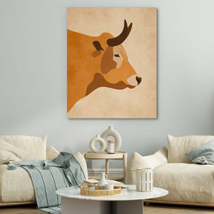 Bull Profile - Luxury Wall Art