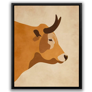 Bull Profile - Luxury Wall Art