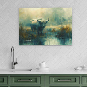 Bull Reflection - Luxury Wall Art